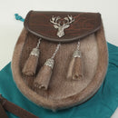 Semi Dress Sporran - Highland Stag