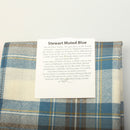 Scarf in Stewart Muted Blue Tartan