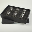 Clan Crest Dram Glass Set of 6 with MacKintosh Crest