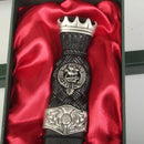 Graham Clan Crest Stone Top Thistle Design Sgian Dubh