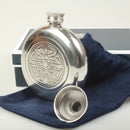 6oz Celtic Knot Pewter Flask