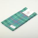 Wool Tartan Pocket Square in Duncan Ancient Tartan displayed elegantly, showcasing its vibrant colors and traditional Scottish pattern.