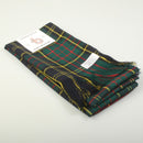 Full Length Sash in MacMillan Hunting Modern Tartan draped elegantly, showcasing the rich colors of the wool fabric.