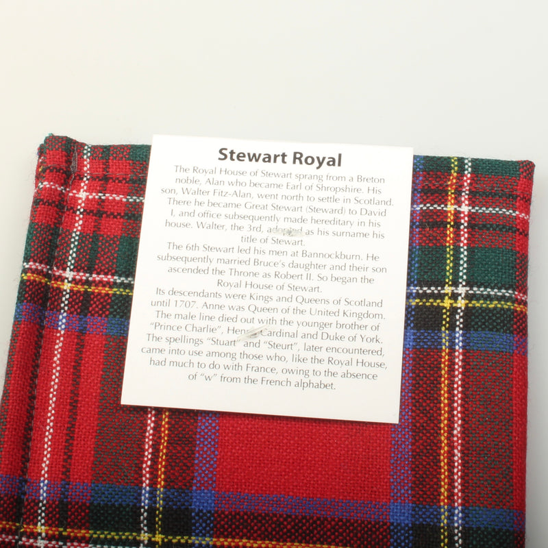 Wool Strip Ribbon in Stewart Royal Modern Tartan