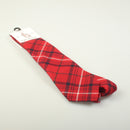 Pure Wool Tie in Rose Red Modern Tartan