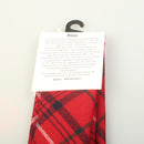 Pure Wool Tie in Rose Red Modern Tartan