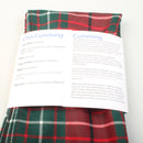 Luxury Lightweight Scarf in Cumming Modern Tartan displayed elegantly, showcasing its high-quality 'Reiver' fabric and timeless design, perfect for adding sophistication to any outfit.