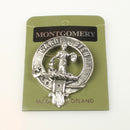 Montgomery Clan Crest Badge in Pewter