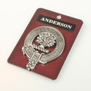 Anderson Clan Crest Badge in Pewter