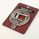 MacRae Clan Crest Badge in Pewter