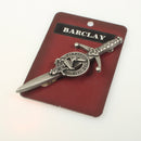 Clan Crest Pewter Kilt Pin with Barclay Crest