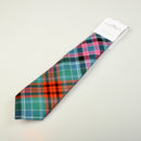 Luxury Pure Wool Tie in Gordon Red Ancient Tartan