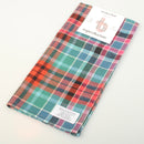 Wool Tartan Pocket Square in Gordon Red Ancient Tartan