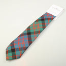 Luxury Pure Wool Tie in MacDonald Ancient Tartan showcasing its elegant design and rich colors.