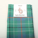 Wool Tartan Pocket Square in Duncan Ancient Tartan folded neatly in a suit jacket pocket, illustrating its classy accessory appeal for formal events.
