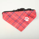 Rose Modern Tartan Pet Bandana