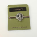 Lamont Clan Crest Pewter Tie Slide