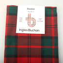 Wool Tartan Pocket Square in Dunbar Modern Tartan