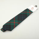 Pure Wool Tie in Gunn Modern Tartan showcasing its vibrant colors and classic pattern, perfect for adding a touch of Scottish charm to any outfit.