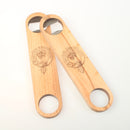 Robertson Clan Crest Engraved Wooden Bottle Opener