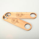 Robertson Clan Crest Engraved Wooden Bottle Opener