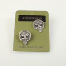 Anderson Clan Crest Pewter Cufflinks