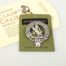 MacKintosh Clan Crest Badge in Pewter