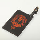 Henderson Clan Crest Engraved PU Leather Luggage Tag