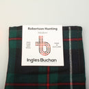 Wool Tartan Pocket Square in Robertson Hunting Modern Tartan