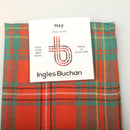 Wool Tartan Pocket Square in Hay Ancient Tartan