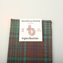 Wool Tartan Pocket Square in MacGillivray Hunting Ancient Tartan