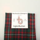Wool Tartan Pocket Square in MacDonell of Glengarry Modern Tartan