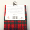 Ross Red Modern Tartan Lambswool Scarf