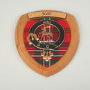 Scott Clan Crest Wall Plaque.