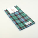 Wool Tartan Pocket Square in Hunter Ancient Tartan