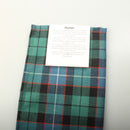 Wool Tartan Pocket Square in Hunter Ancient Tartan