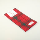 Wool Tartan Pocket Square in MacDonald of the Isles Red Tartan