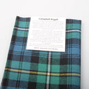 Wool Tartan Pocket Square in Campbell of Argyll Ancient Tartan