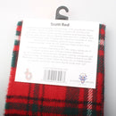Lambswool Scarf in Scott Red Modern Tartan