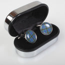 Wood Tartan Cufflinks - Choose Your Shape.
