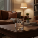 Clan Crest Whisky Glass with Sinclair Crest