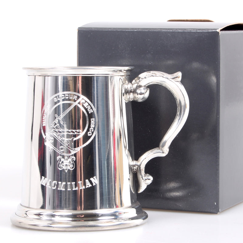 Wentworth Pewter Half Pint Tankard - Double Lined Beer Mug, Handmade In UK, Ideal For Engraving (95mm Height)