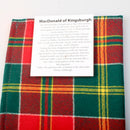 Wool Tartan Pocket Square in MacDonald of Kingsburgh Tartan