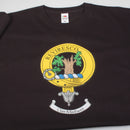 MacEwen Clan Crest Gents T-Shirt - Show Your Scottish Heritage with Custom Design, Sizes S-3XL