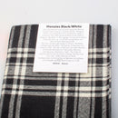 Wool Mini Sash in Menzies Black and White Tartan