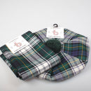 Lightweight Tartan Tam and Scarf Set in Campbell Dress Ancient