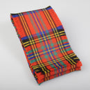 Hepburn Tartan Hand Fasting Ribbon - fringed edges.