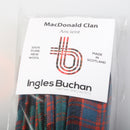 Wool Strip Ribbon in MacDonald Ancient Tartan - 5 Strips, Choose your Width