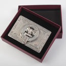 MacLeod Pewter Clan Crest Buckle For Kilt Belts