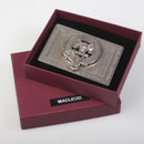 MacLeod Pewter Clan Crest Buckle For Kilt Belts